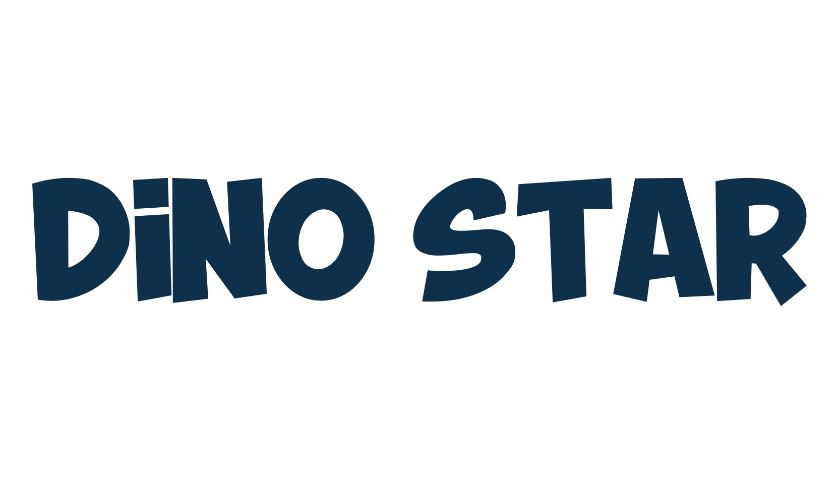 Dino Star, fancy cartoon decorative font preview