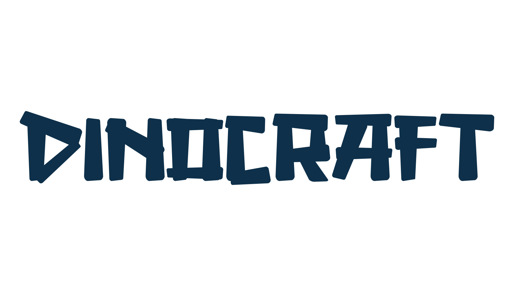 Dinocraft, fancy cartoon decorative font preview