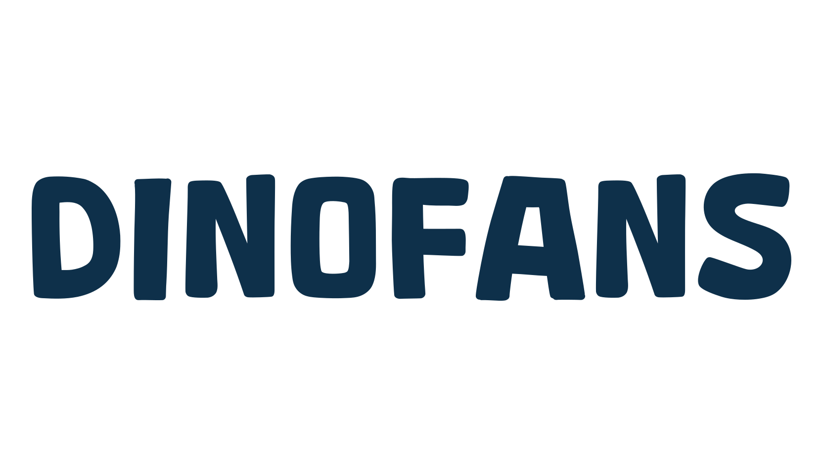 Dinofans, cartoon font preview