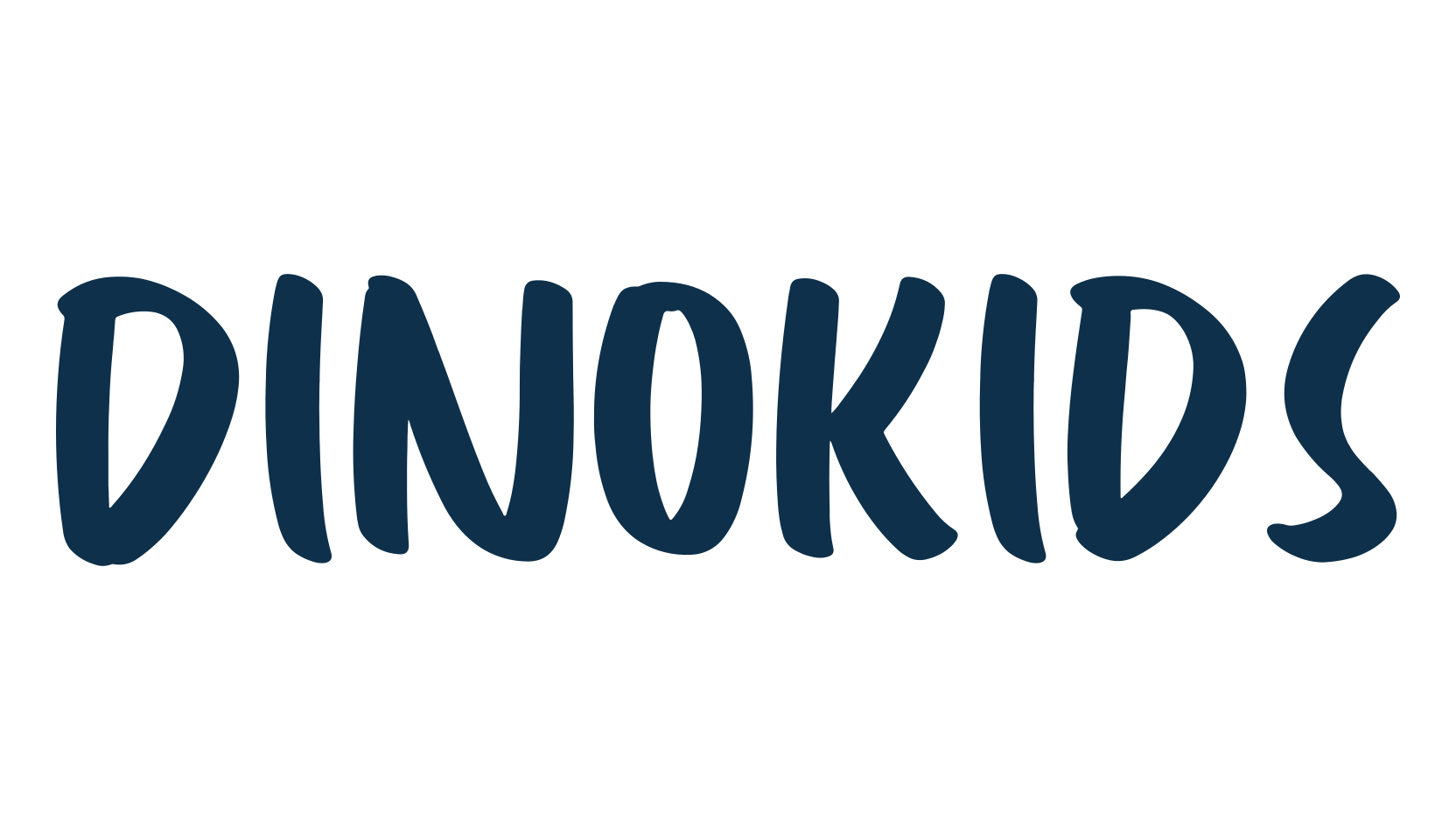 Dinokids, cartoon font preview