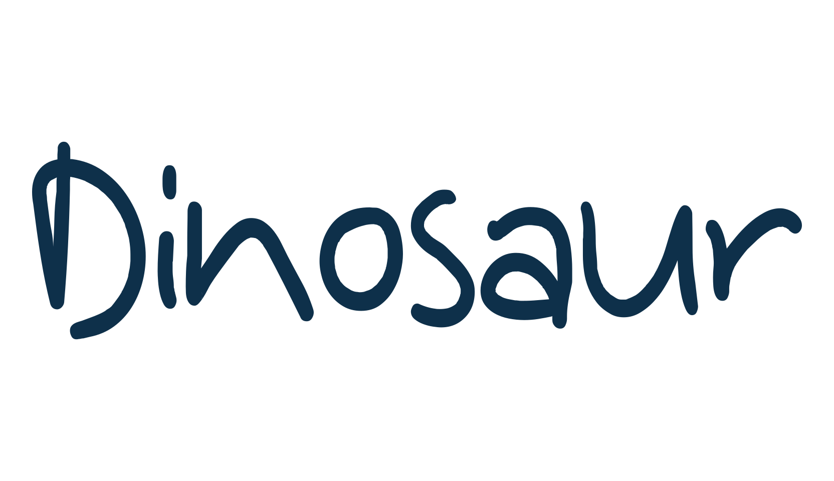 Dinosaur (dinosaur2), script handwritten fancy decorative calligraphy font preview
