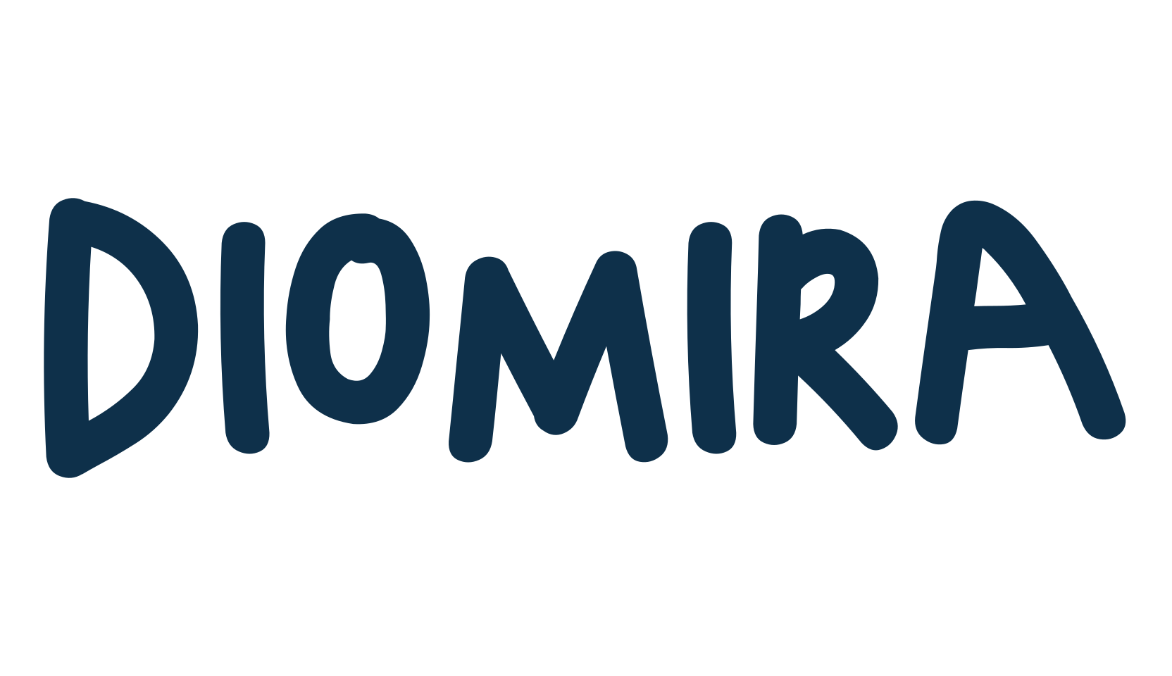 Diomira, cartoon font preview
