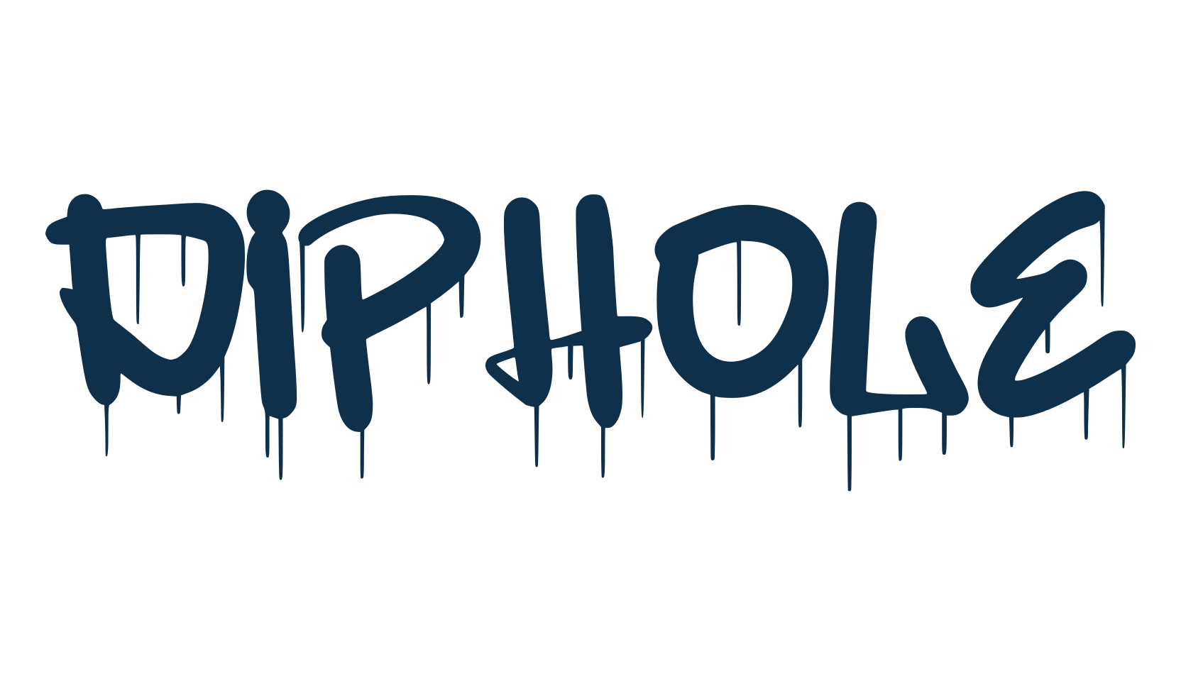 Diphole, script graffiti fancy decorative calligraphy font preview
