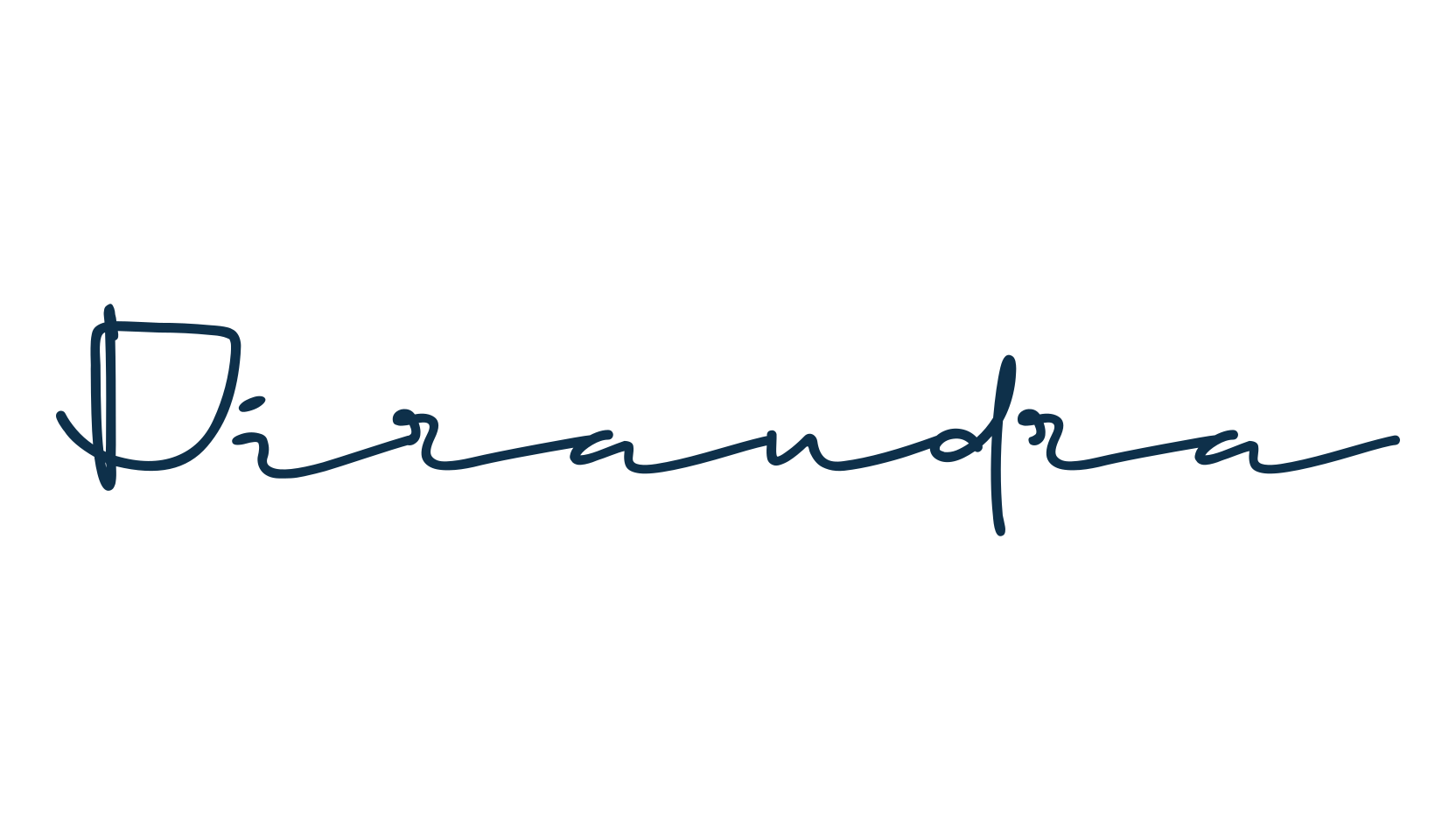 Dirandra, script handwritten fancy decorative calligraphy font preview
