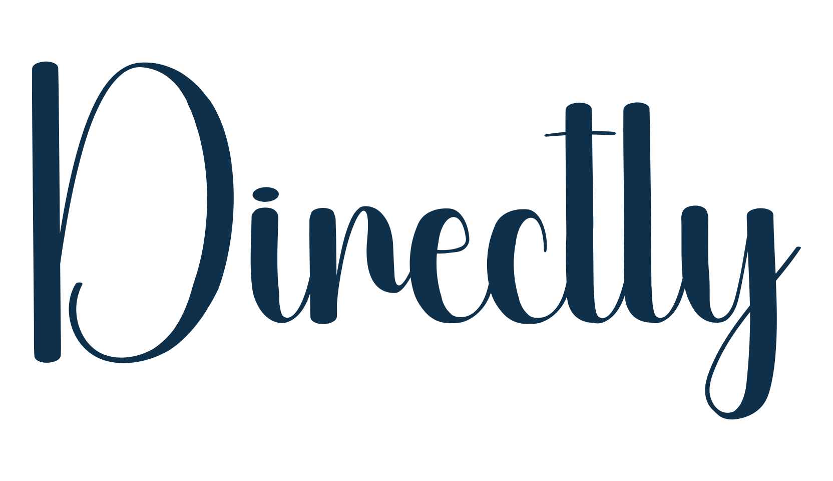 Directly, script handwritten fancy decorative calligraphy font preview