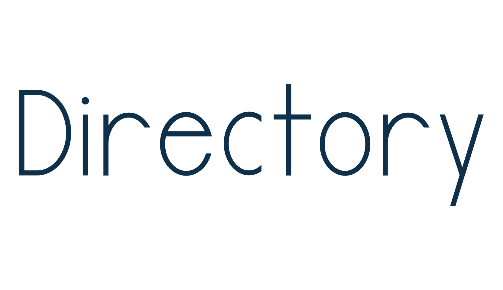 Directory, basic sans serif font preview