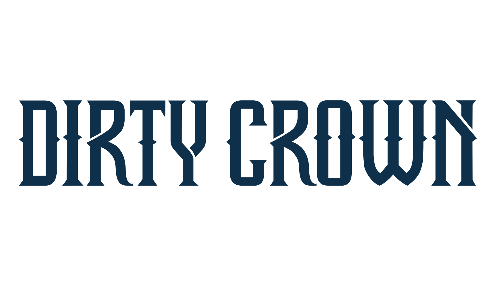 Dirty Crown, gothic modern font preview