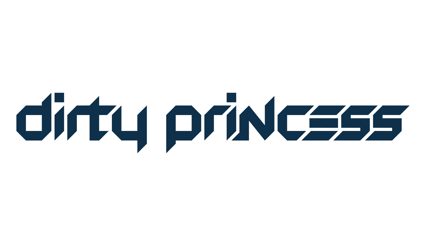 Dirty Princess, fancy various techno sci-fi font preview