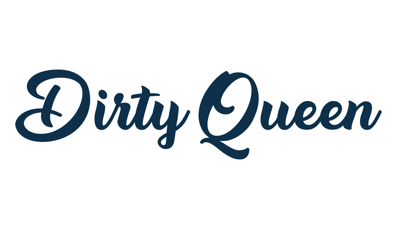 Dirty Queen (dirty-queen), script brush fancy decorative calligraphy font preview