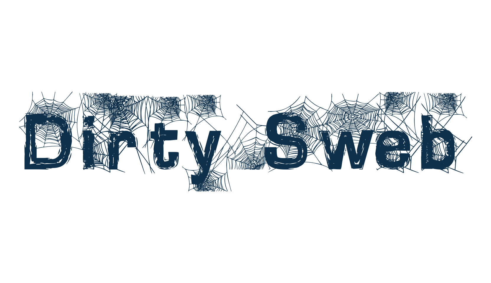 Dirty Sweb, decorative font preview
