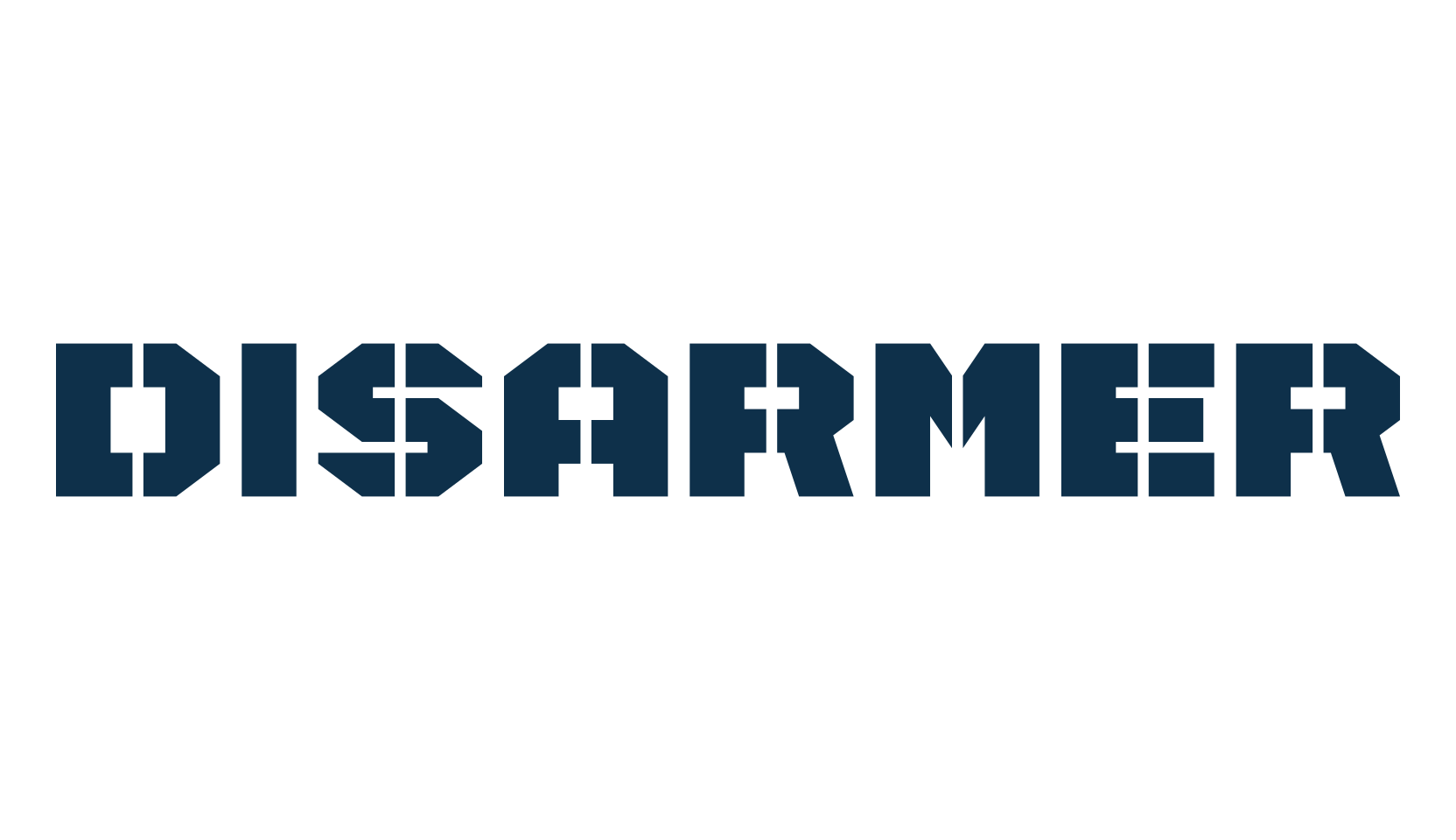Disarmer, stencil, army font preview