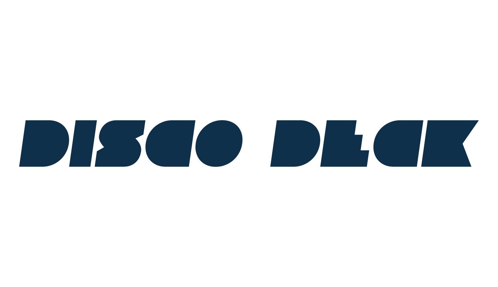Disco Deck, fancy groovy decorative font preview