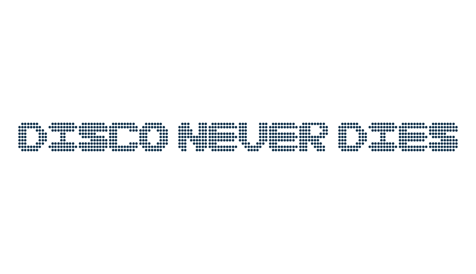 Disco never dies, fancy groovy decorative font preview