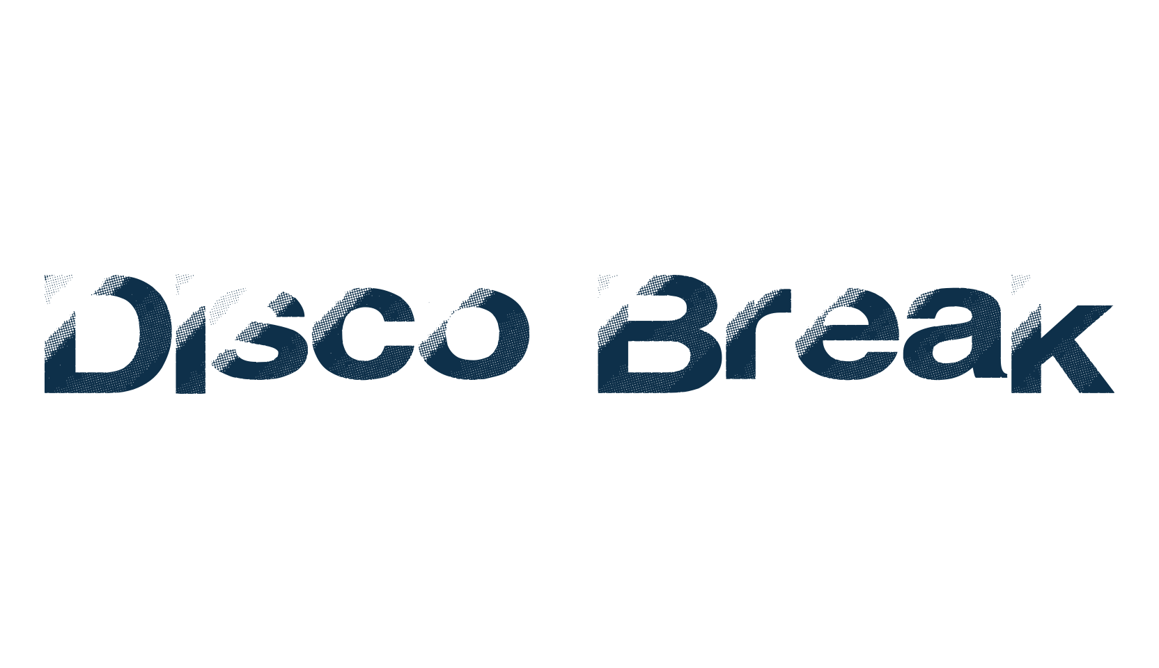 Disco Break, fancy eroded decorative font preview