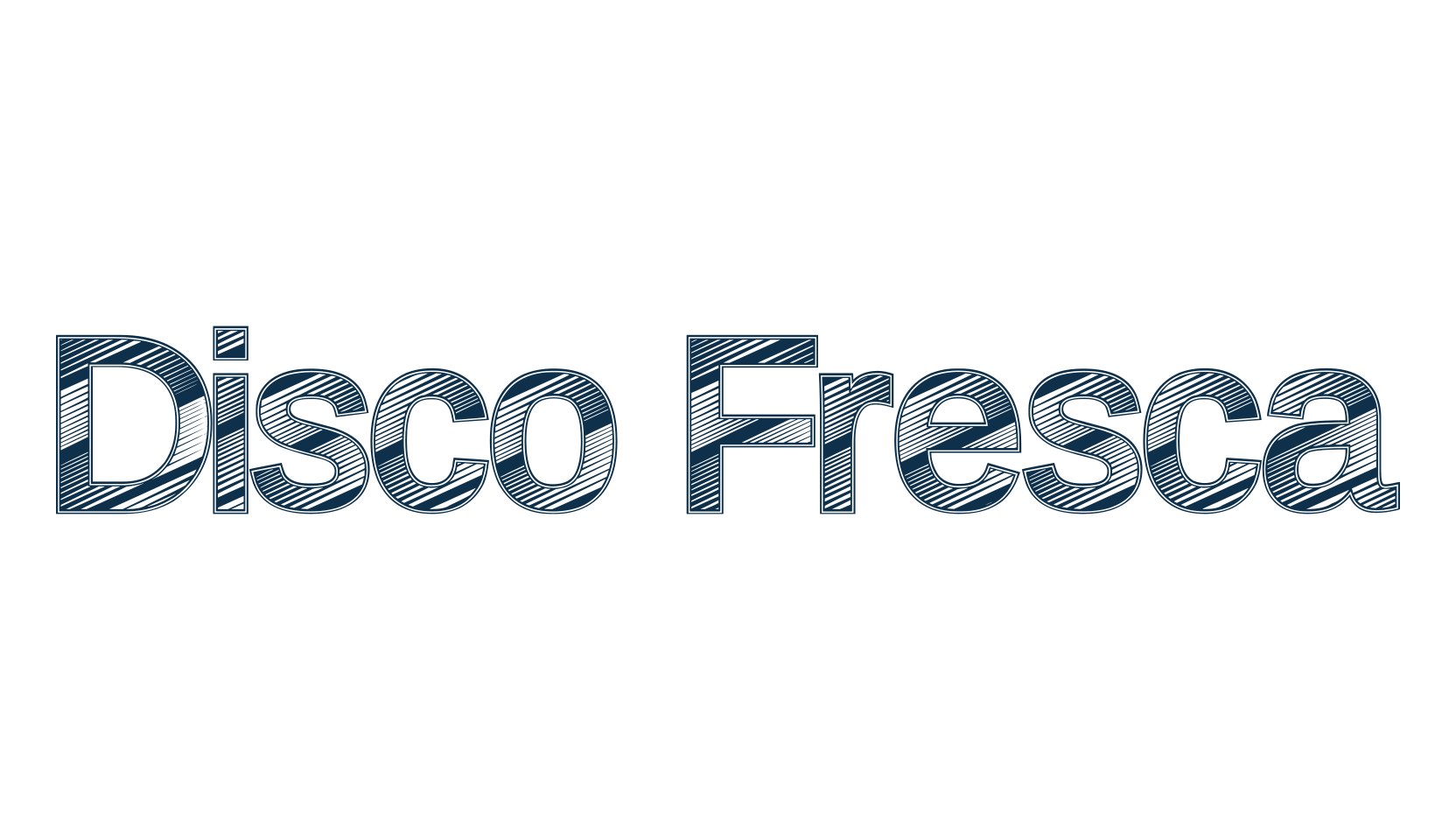 Disco Fresca, various font preview