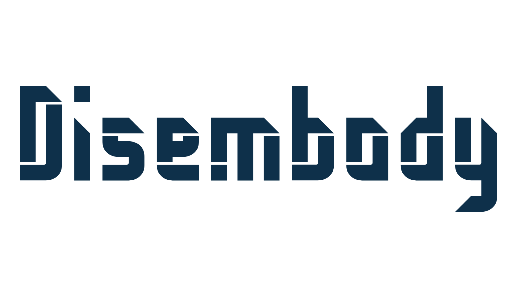 Disembody, fancy various techno sci-fi font preview