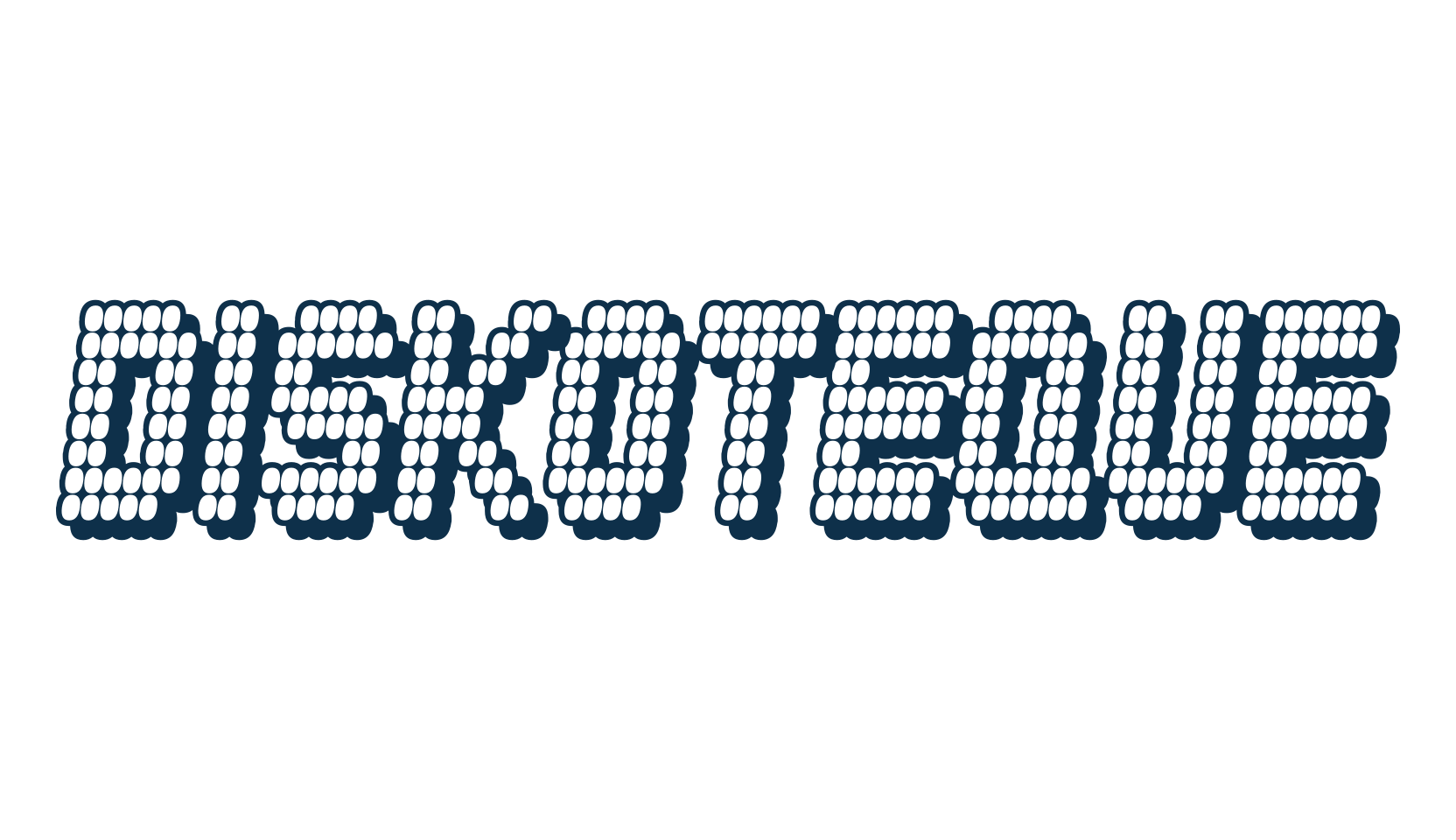 Diskoteque, groovy font preview