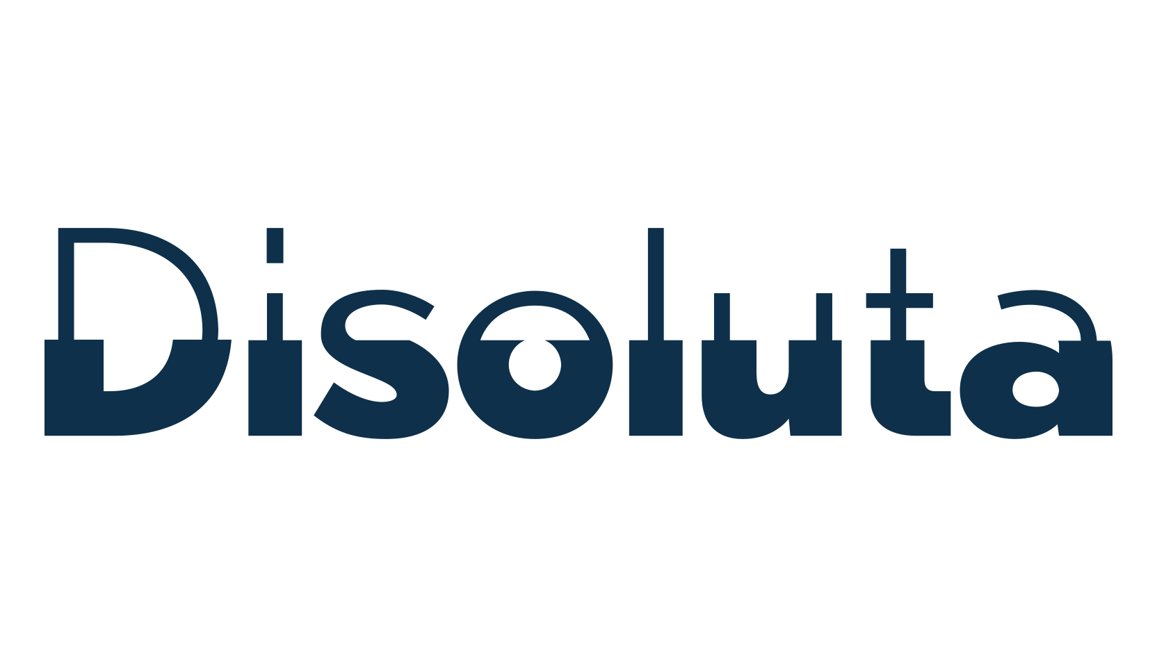 Disoluta, fancy distorted decorative font preview