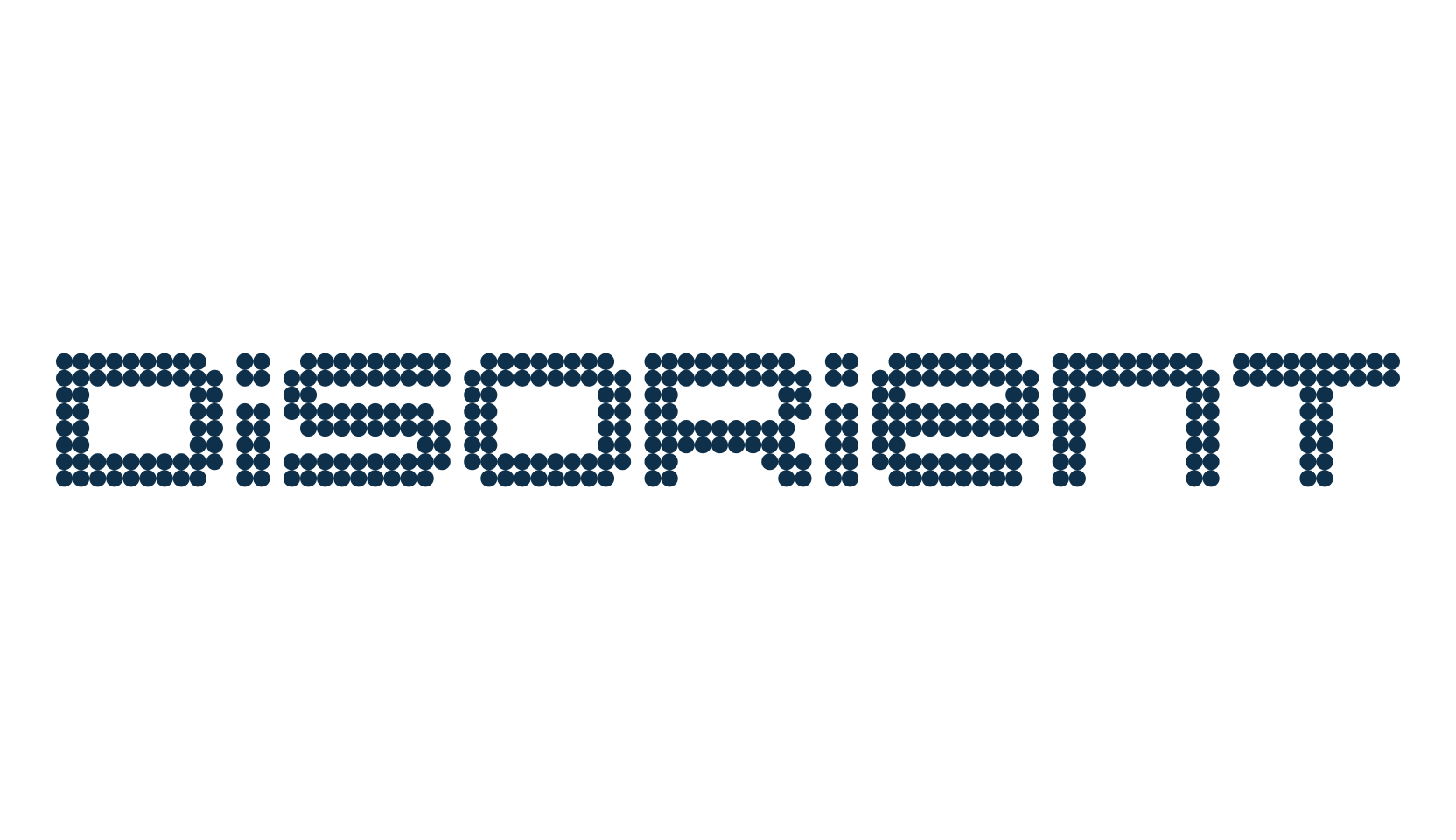 Disorient, lcd font preview