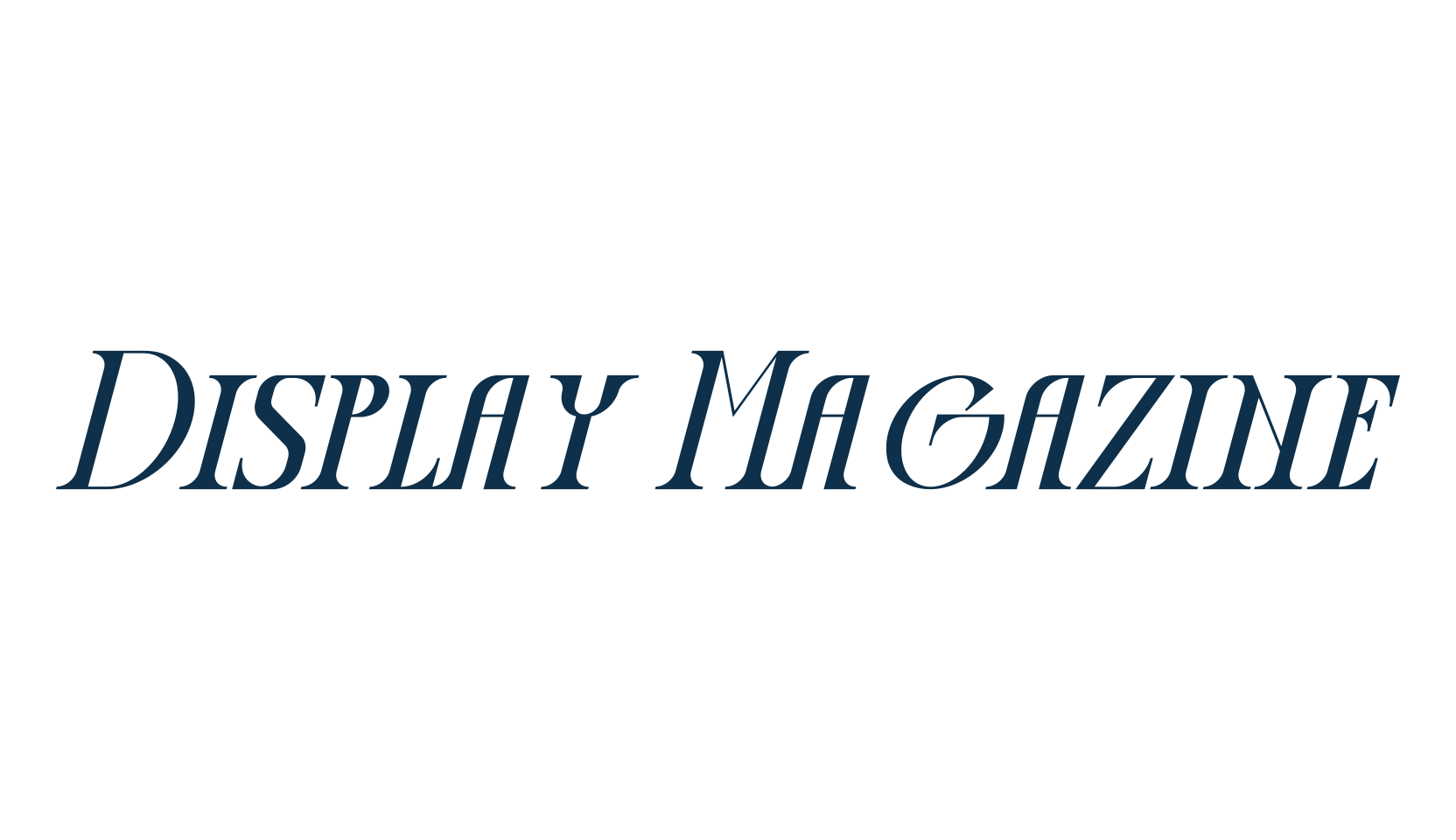 Display Magazine, basic serif font preview