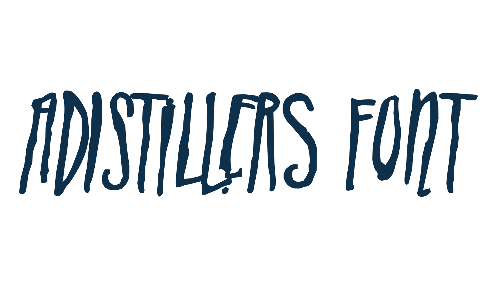 ADIstiLleRS Font, fancy various decorative script calligraphy font preview