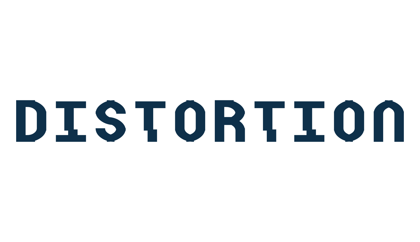 Distortion, fancy distorted decorative font preview