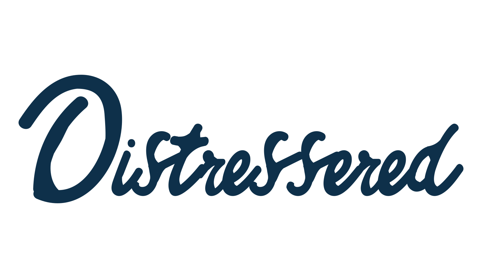 Distressered, fancy decorative font preview