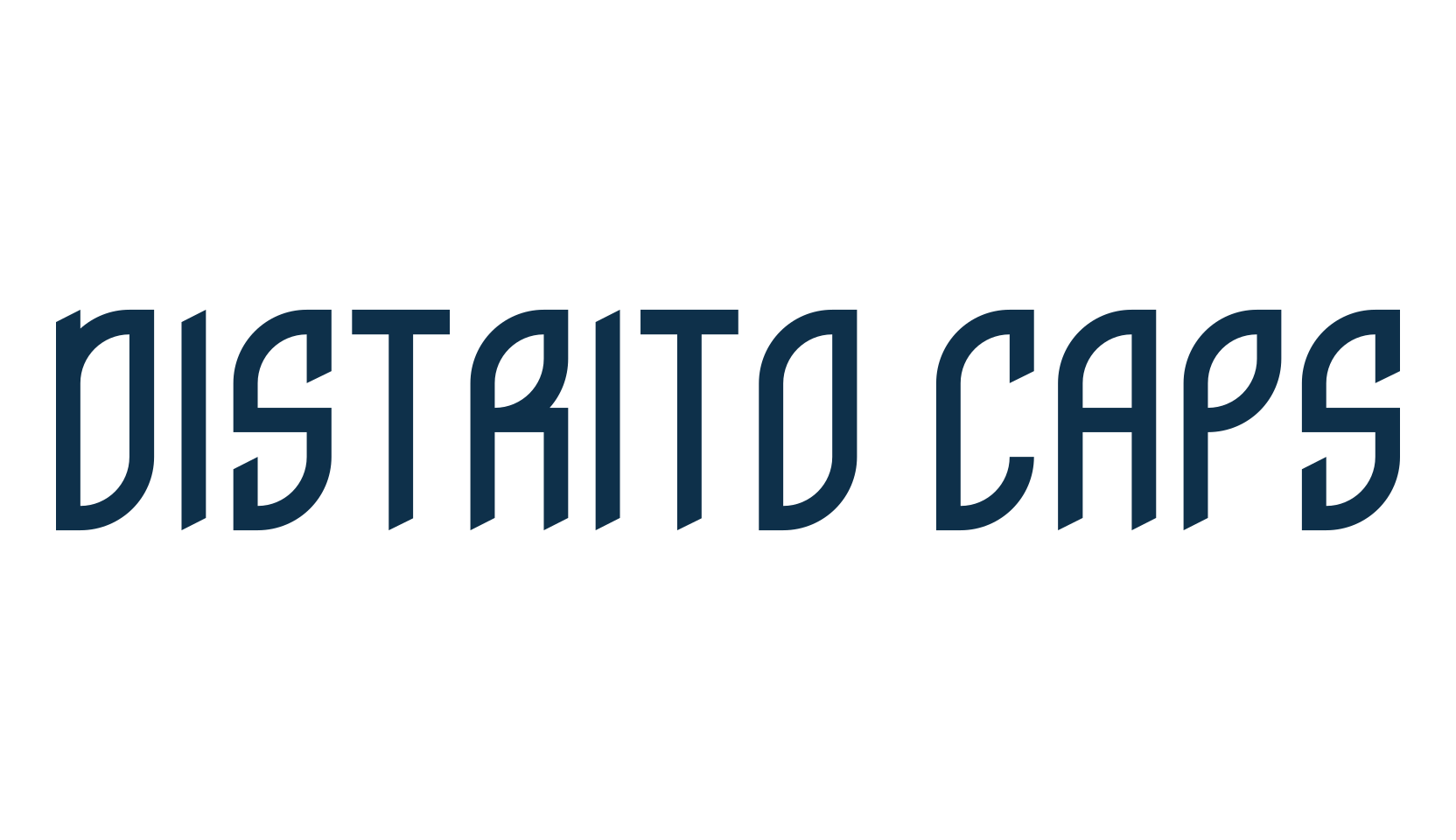 Distrito Caps, fancy various decorative font preview