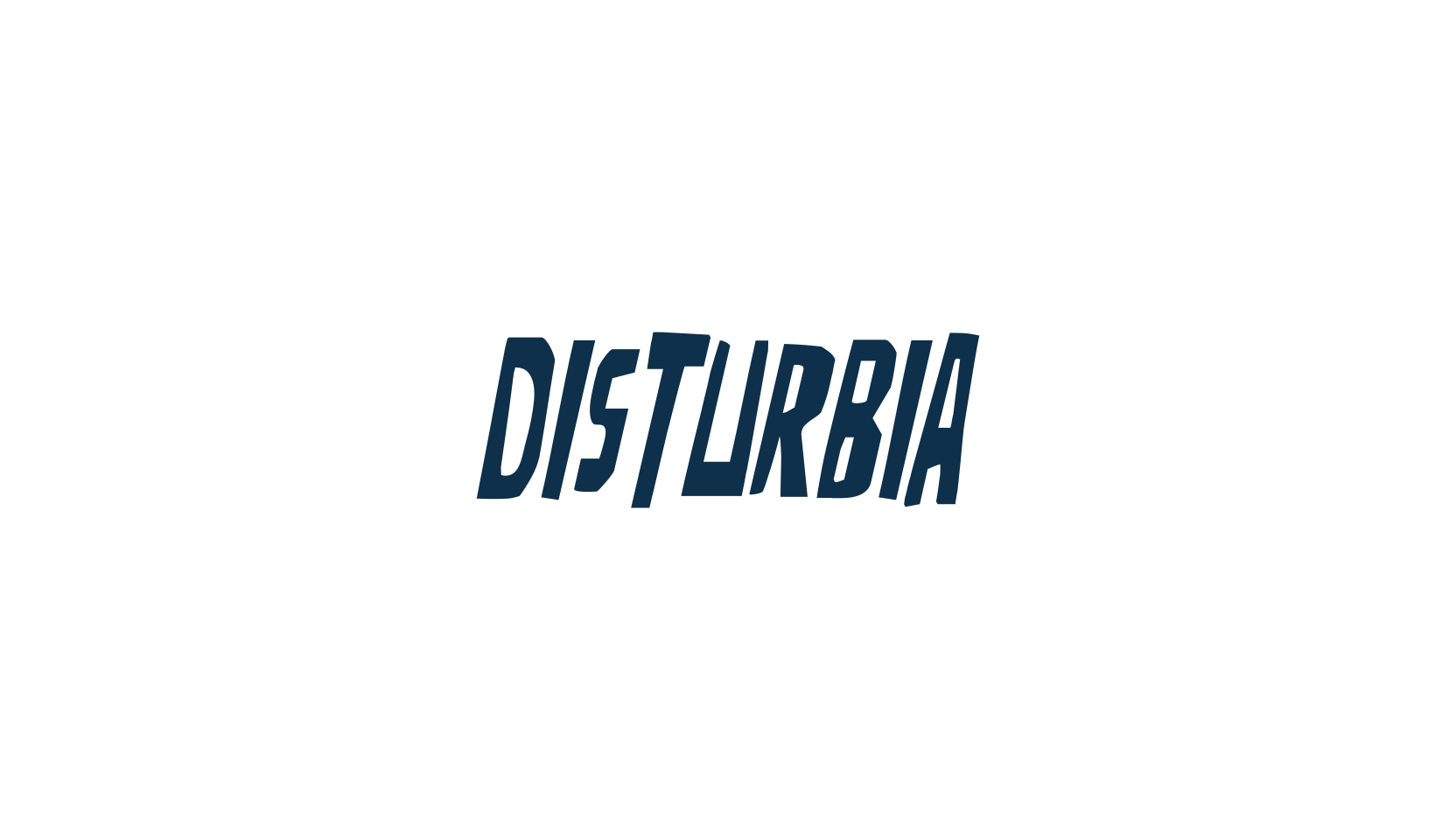 Disturbia, halloween font preview