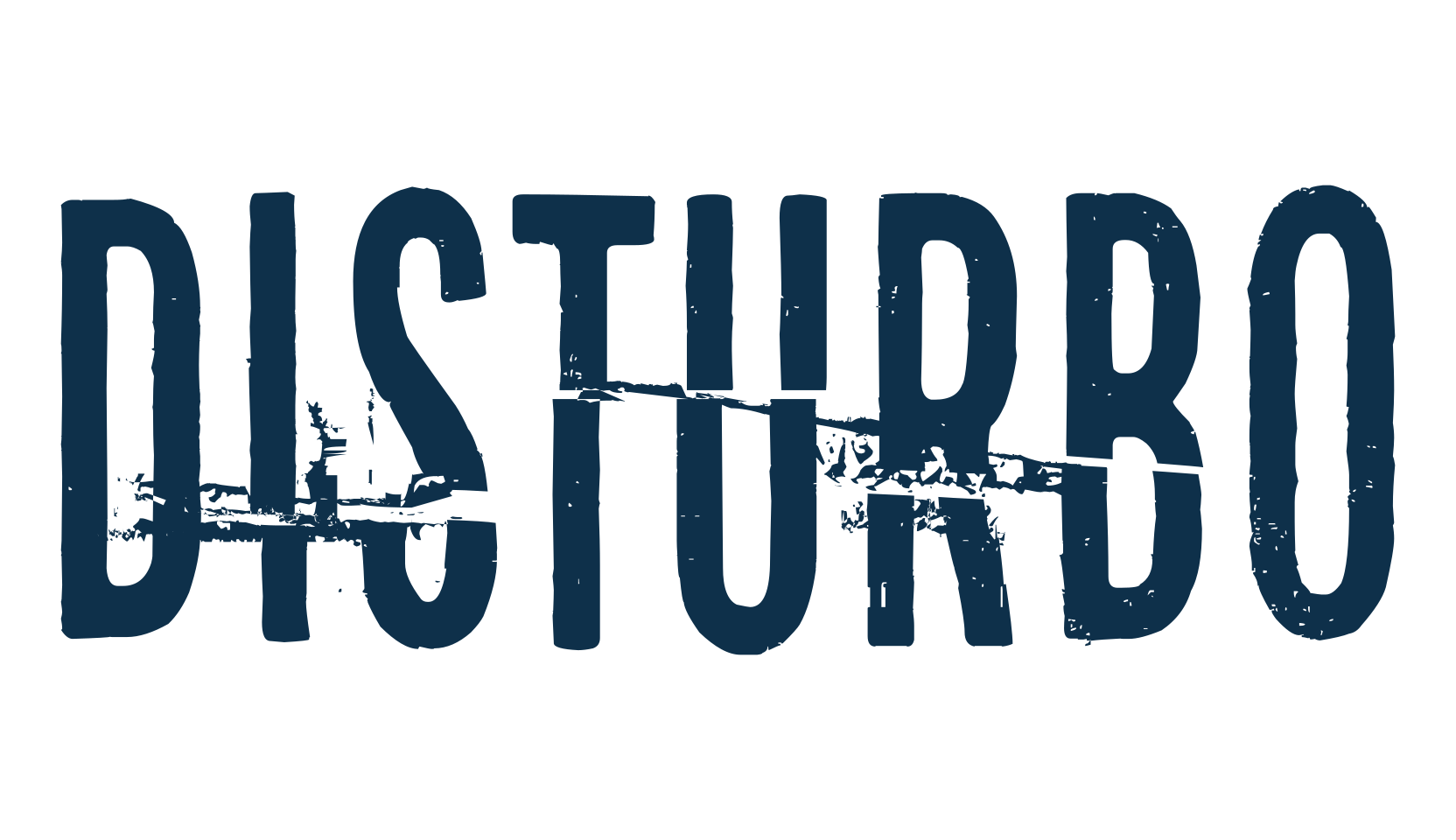 Disturbo, fancy eroded decorative font preview