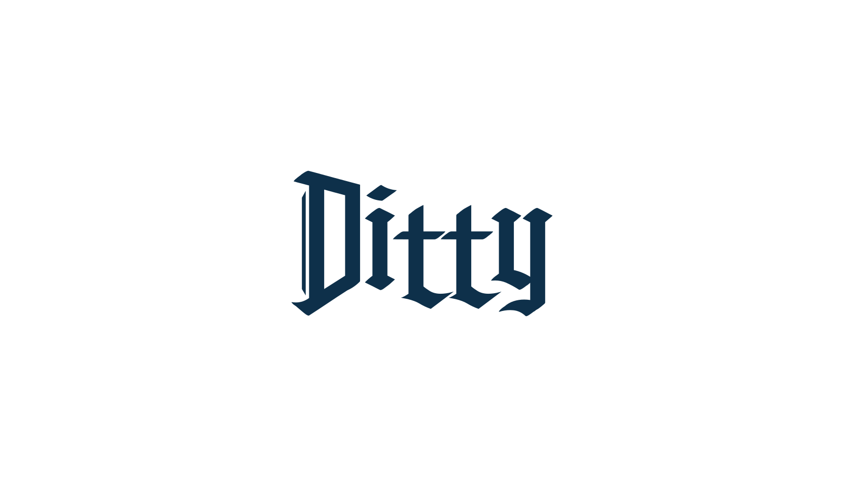 Ditty, modern font preview