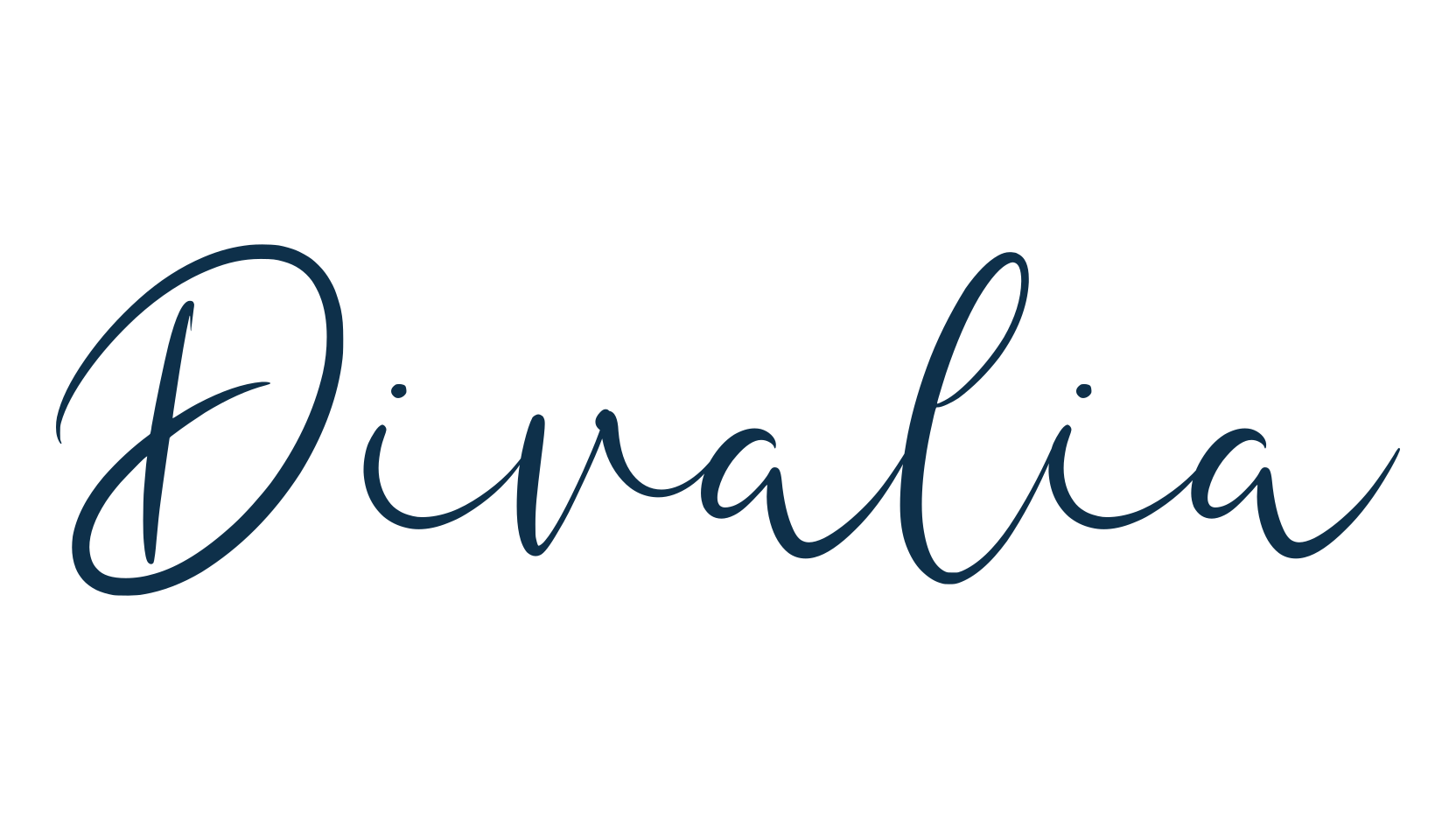 Divalia, script handwritten fancy decorative calligraphy font preview