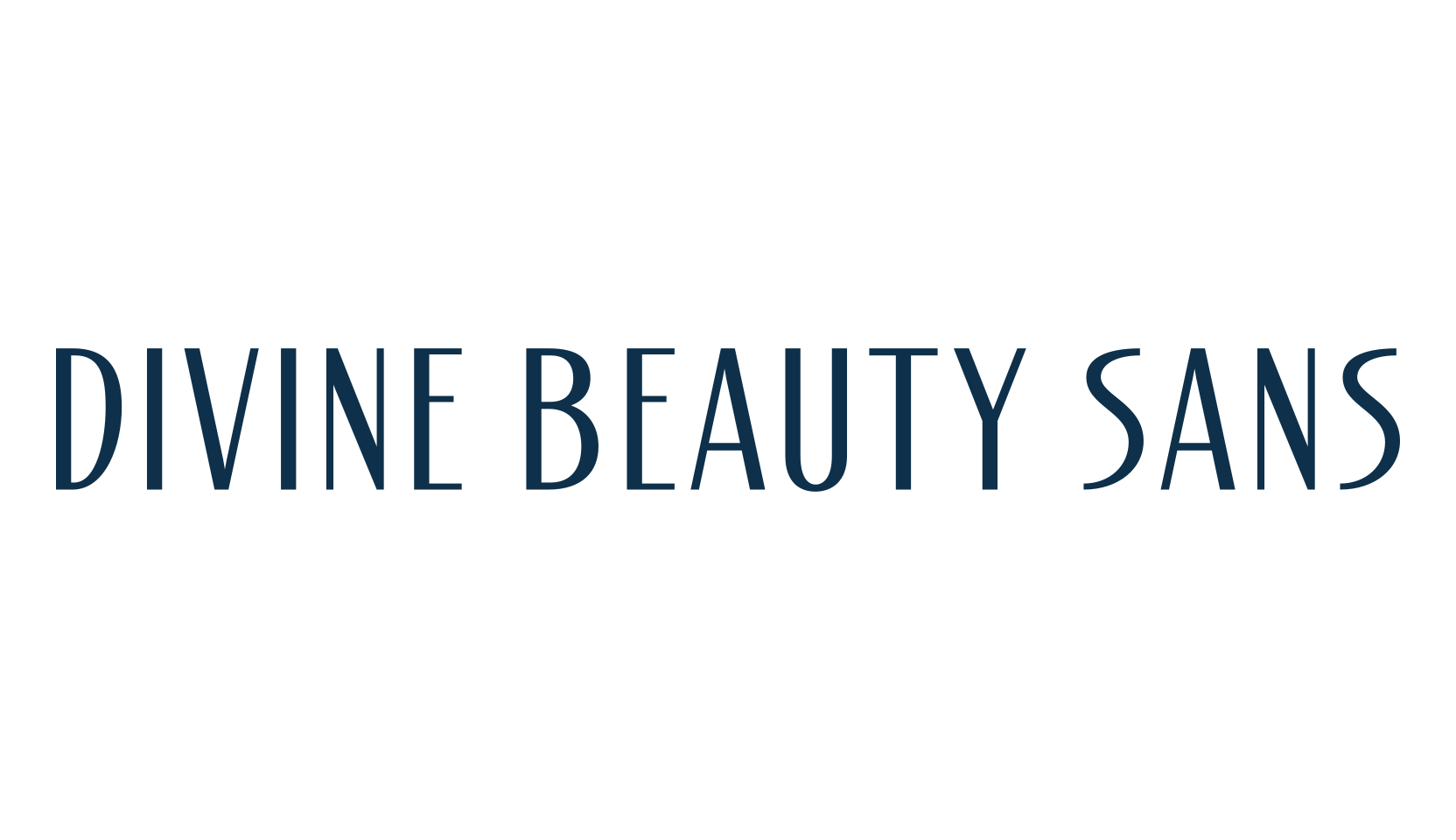 Divine Beauty Sans, fancy retro decorative font preview