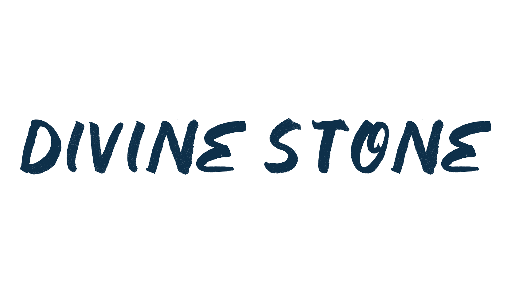 Divine Stone, brush font preview