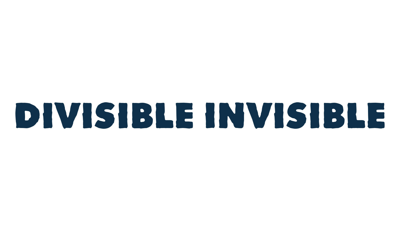 Divisible Invisible, fancy eroded decorative font preview