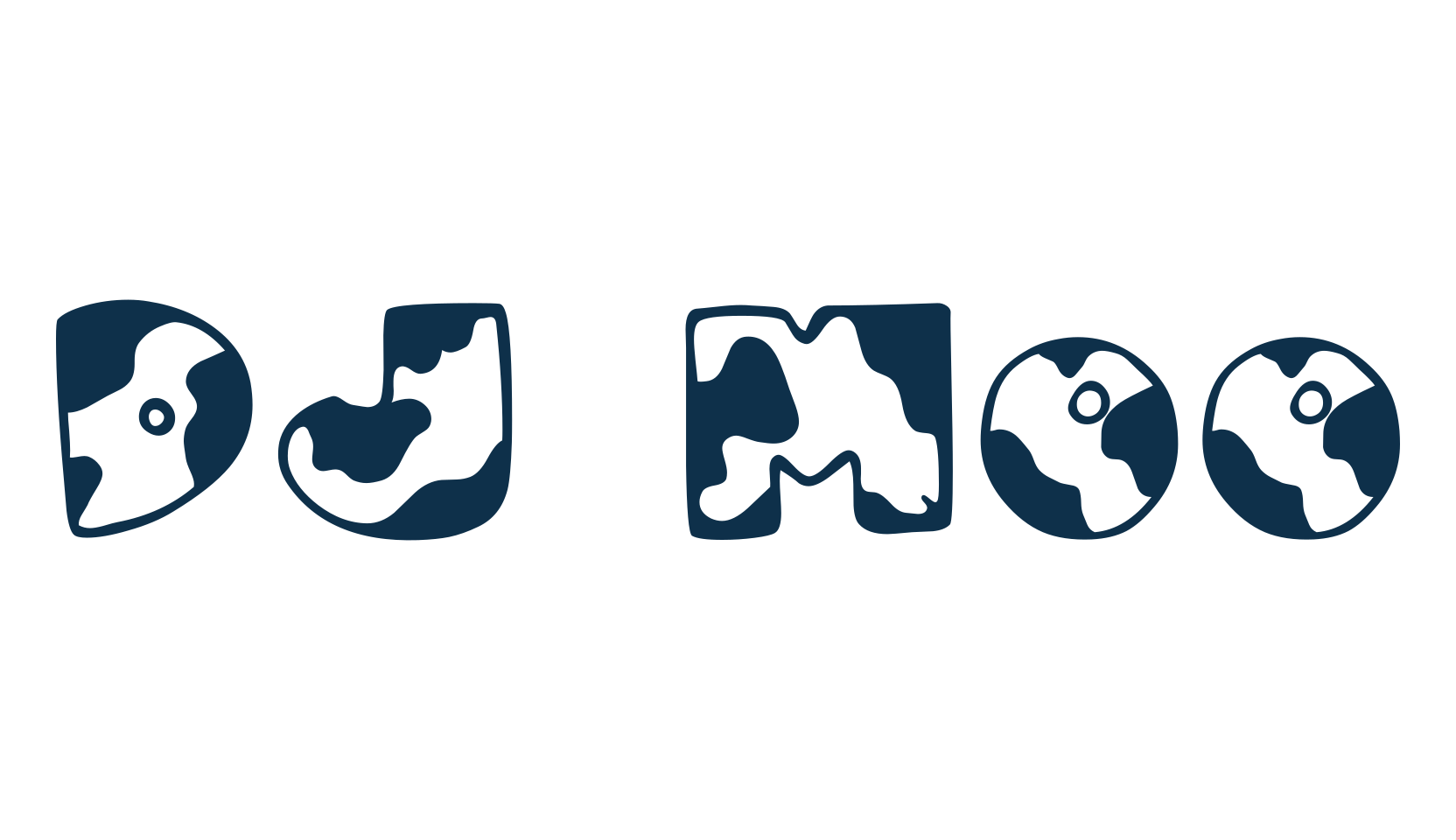 DJ Moo, fancy decorative font preview