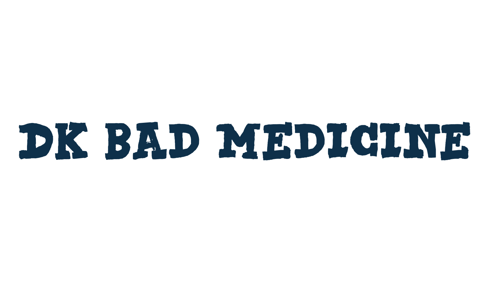 DK Bad Medicine, western font preview