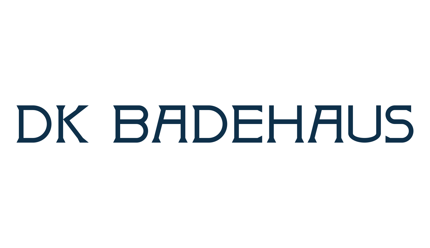 DK Badehaus, retro font preview