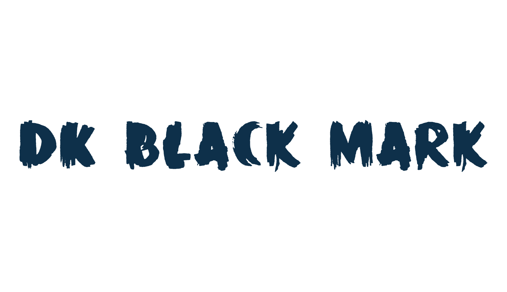 DK Black Mark, holiday halloween fancy decorative horror font preview