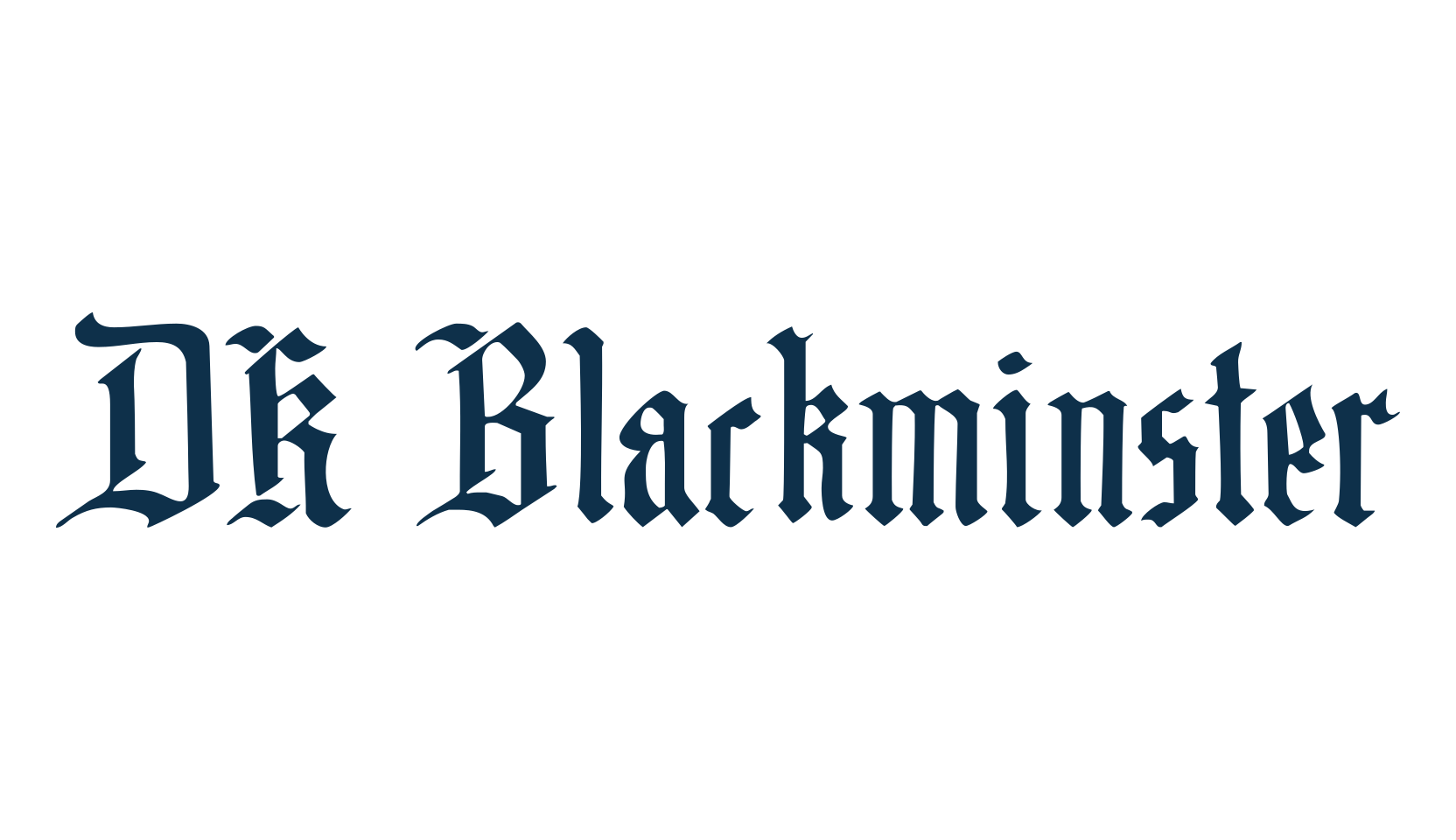 DK Blackminster, gothic medieval font preview