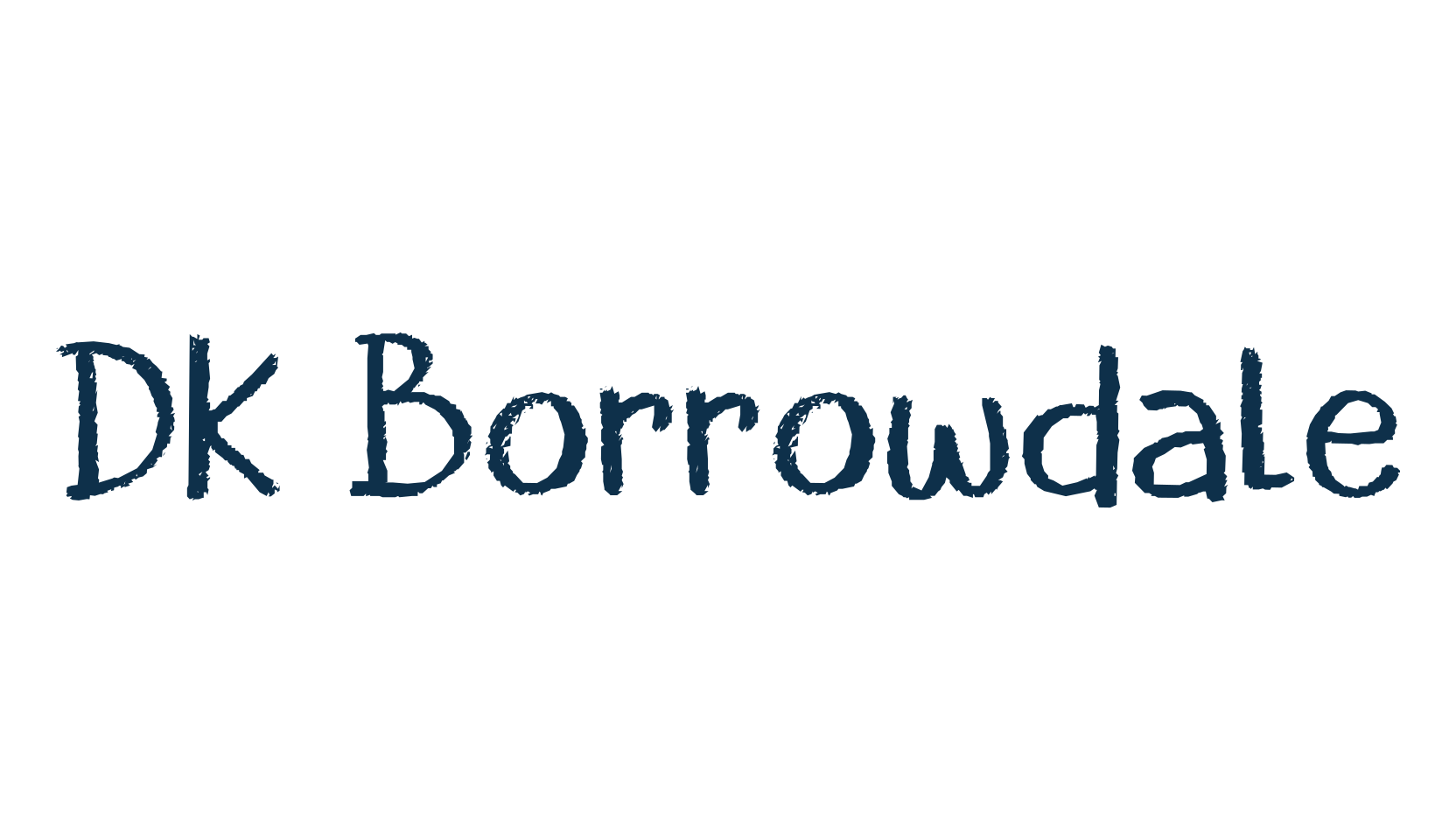 DK Borrowdale, script handwritten fancy decorative calligraphy font preview