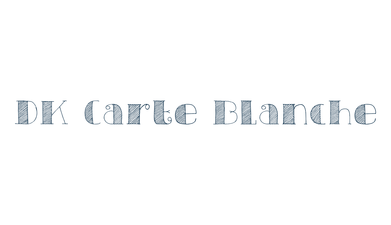 DK Carte Blanche, various font preview