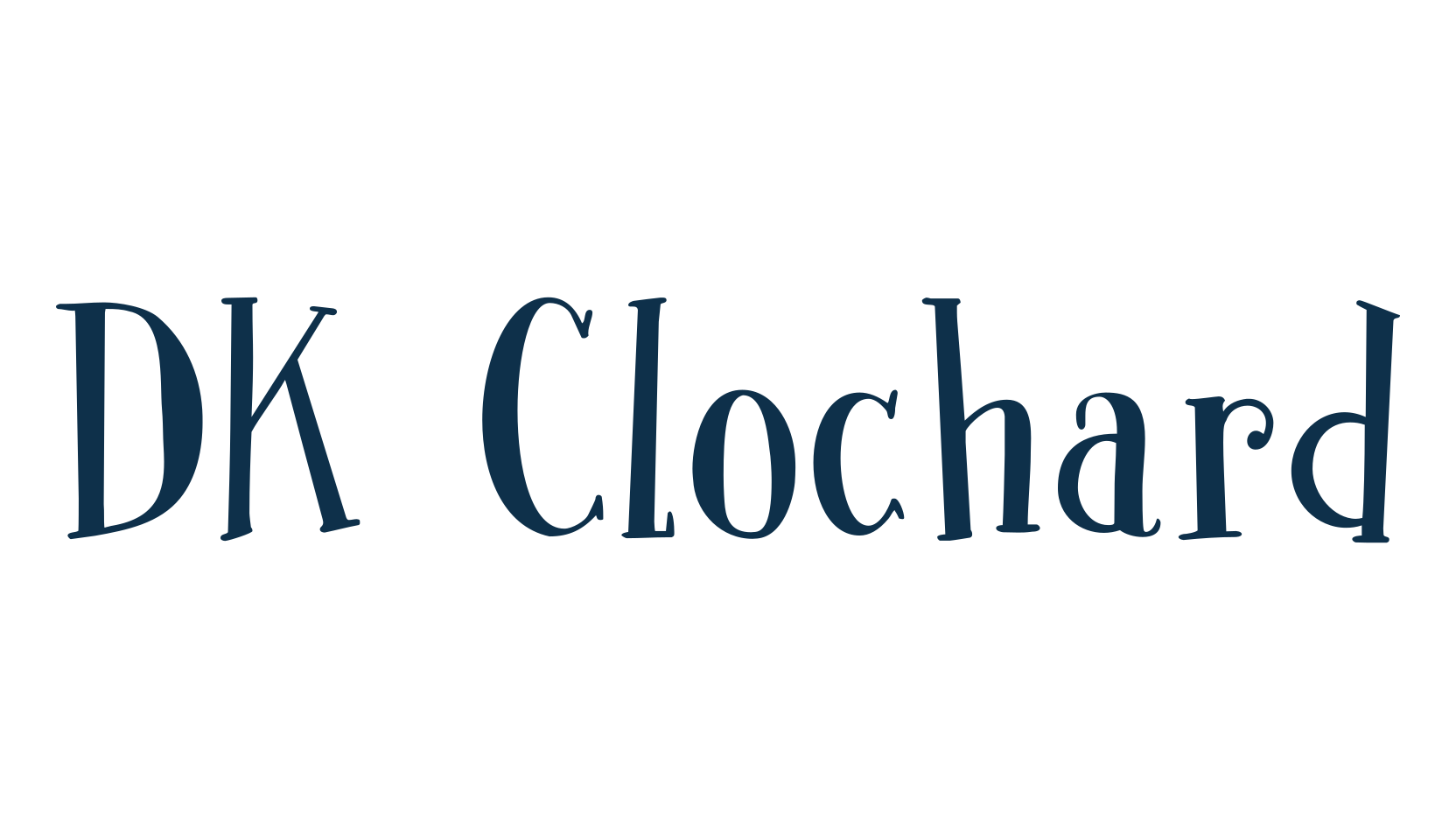 DK Clochard, fancy various decorative font preview