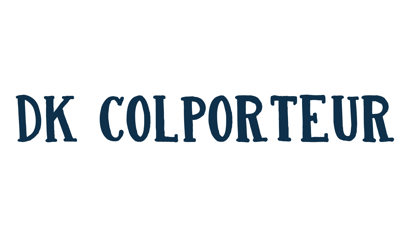 DK Colporteur, cartoon font preview