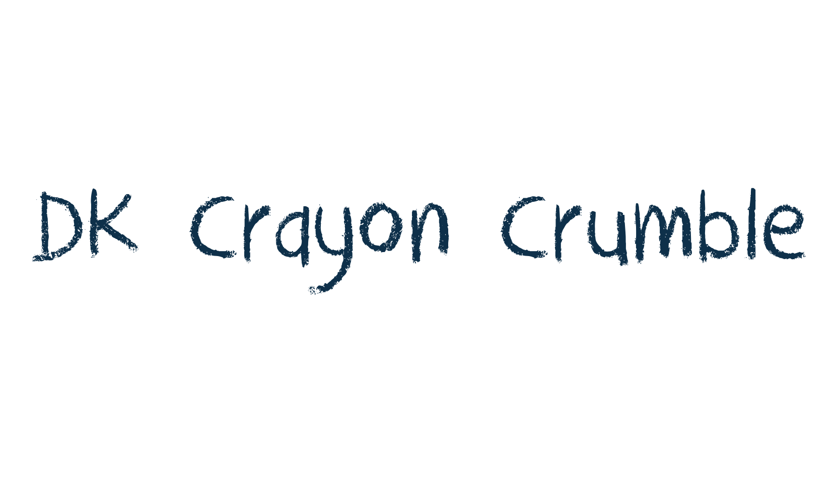 DK Crayon Crumble, script handwritten fancy decorative calligraphy font preview
