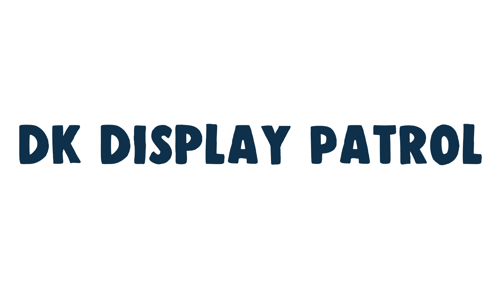 DK Display Patrol, cartoon font preview