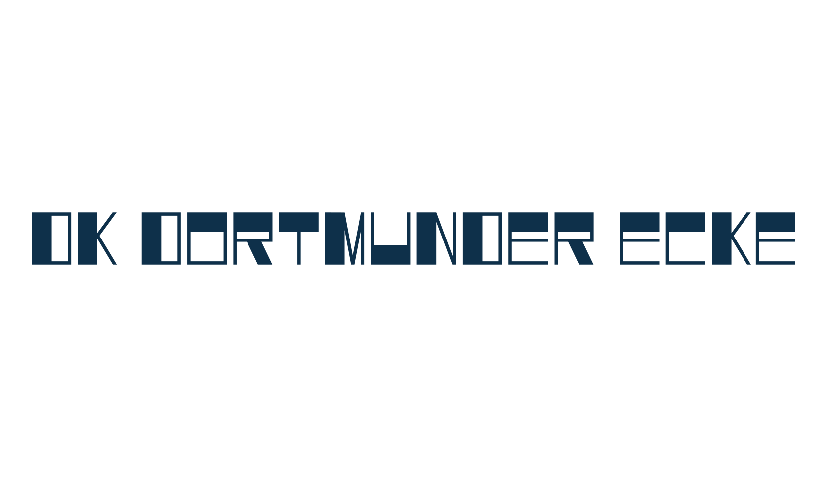DK Dortmunder Ecke, various font preview