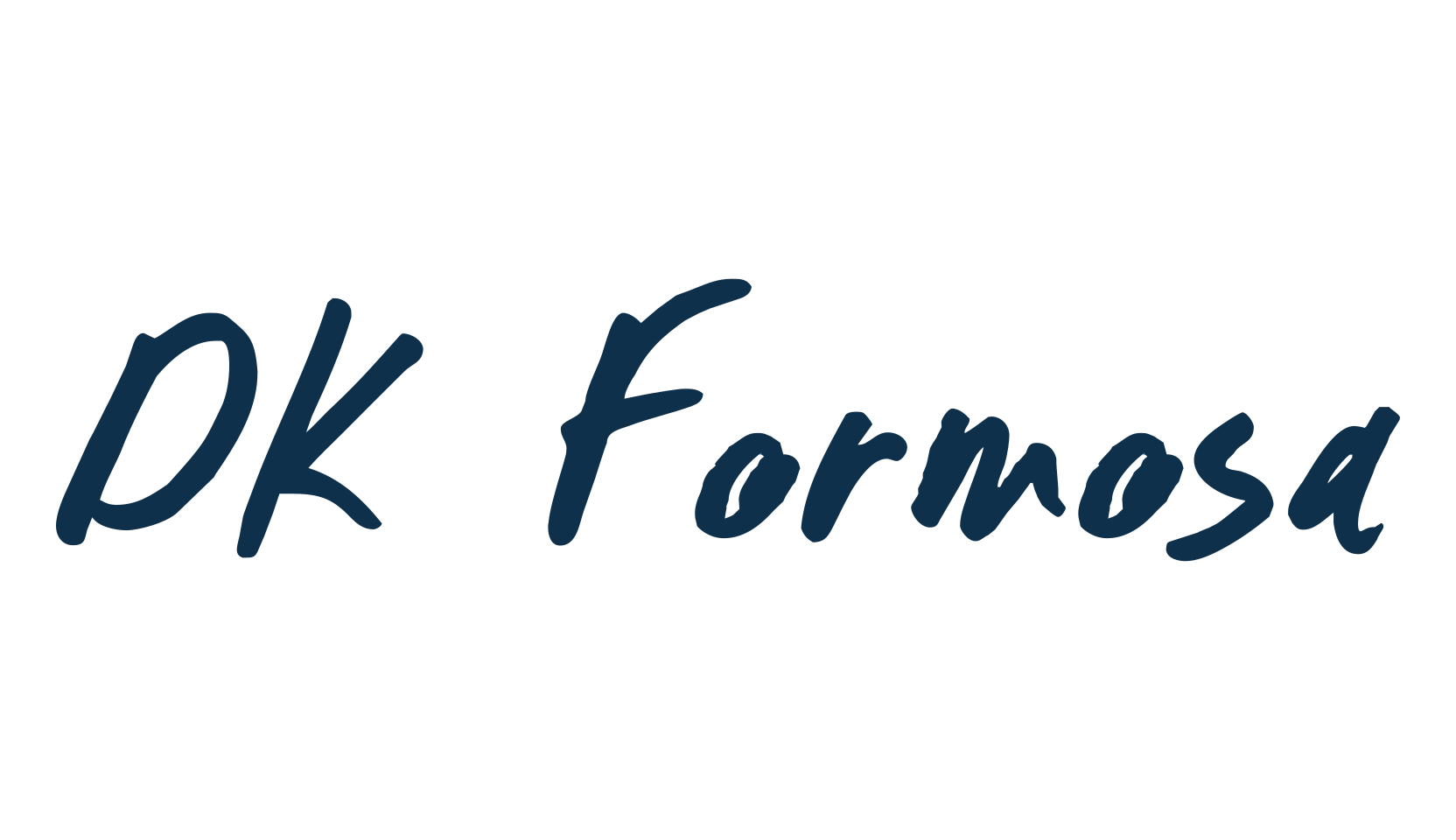 DK Formosa, handwriting font preview