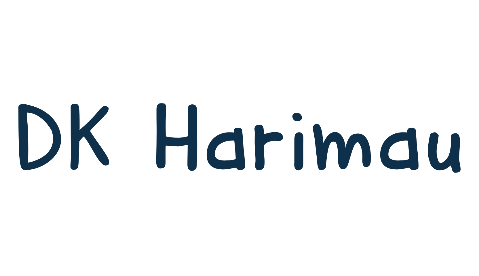 DK Harimau, fancy cartoon decorative comic font preview
