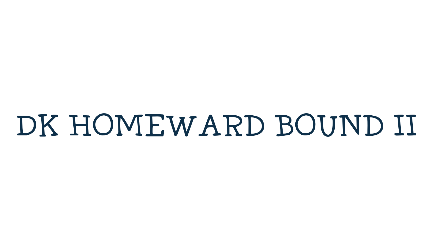 DK Homeward Bound II, fancy various decorative font preview